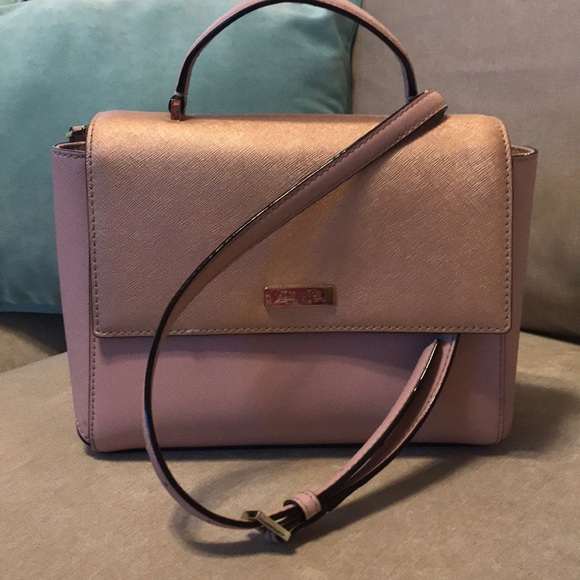 KATE SPADE ♠️ ROSE GOLD CROSSBODY SATCHEL - Picture 6 of 8
